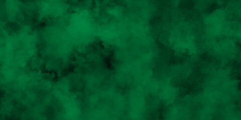 abstract cloud and vapor texture background. Black and Green smoke aquarelle smudge illustration smooth grungy smokey light green colors ink glow. green color powder explosion	

