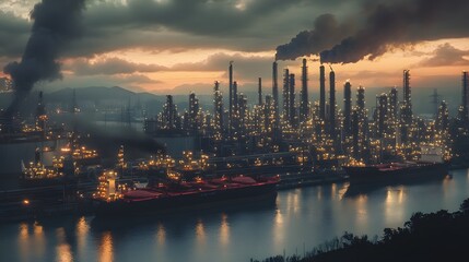 Naklejka premium Oil Price Dynamics and Market Influences