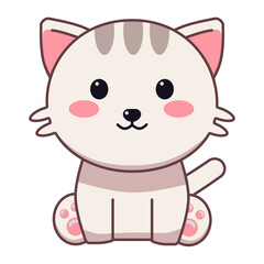 cute cat vector illustration