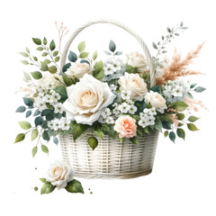 basket of flowers