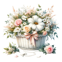basket of flowers
