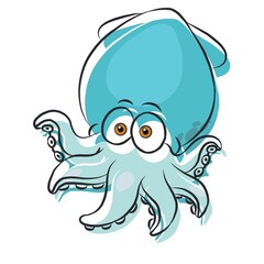 Squid, squid picture, general use picture, and very beautiful.