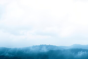 Obraz premium Dreamy Landscape A watercolor style shot of a landscape creating