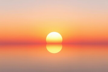 Low Poly Sunset Sunset rendered in a low polygonal style