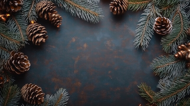 Sfondo natalizio con spazio per il testo