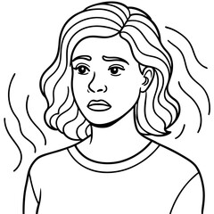 girl experiencing dizziness