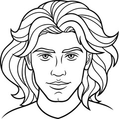  gray hair strands illustration