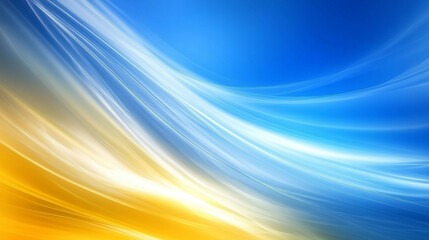 Abstract wave yellow and blue background.