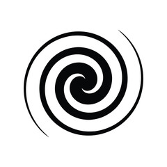 Abstract Spiral Optical Illusion Design