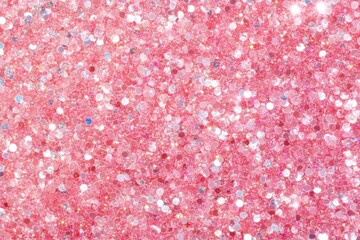 Lush pink sequin glitter background with intense sparkle and a glamorous shine