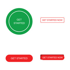 get started illustration design icon