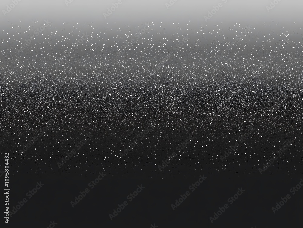 Poster Abstract grayscale gradient background with speckled texture.