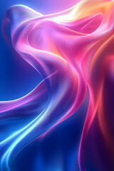 Obraz premium Abstract 3D Flowing Fabric Background