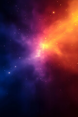 Obraz premium Cosmic Nebula Abstract Background
