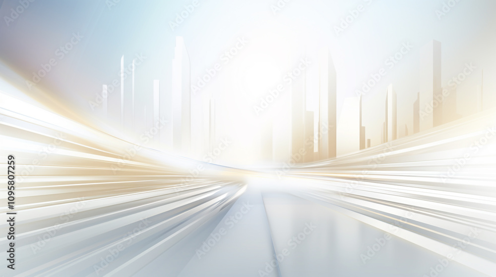 Poster curving lines create a sense of speed and motion gradient digital background.