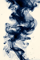 Fototapeta premium Abstract Ink Swirls Background Image