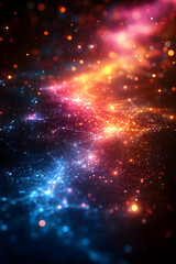 Fototapeta premium Abstract Background Image: Cosmic Network