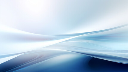 Obraz premium Blue Sunburst Background, frame of abstract vector blue wave melody lines on white.