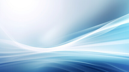 White and light blue medical abstract gradient background, white bokeh blur background