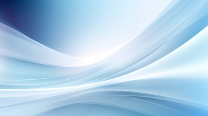 Fototapeta premium White and light blue medical abstract gradient background, white bokeh blur background