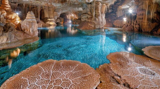 Cave Exploring: Dive into the mystery beneath the earth, exploring rugged caves filled with incredible formations, quiet underground rivers, and unexplored passages.
