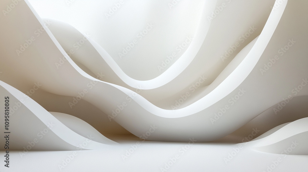 Poster modern gold and light grey square overlapped pattern on background with shadow. white background. mi