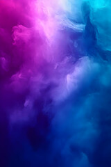 Fototapeta premium Abstract Purple Blue Smoke Background Illustration