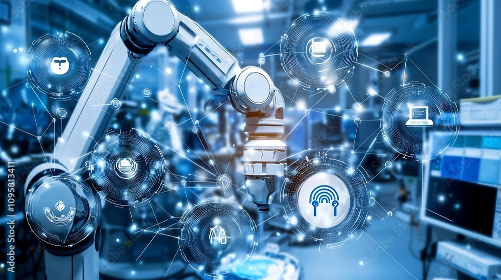 Poster advanced robotic surgical arms controlled by intelligence performing highly precise and innovative m