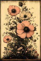 Floral Illustration Botanical Art Print
