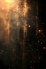 Fototapeta premium Golden Dust Abstract Background Image