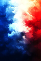 Naklejka premium Abstract Blue Red Background Image