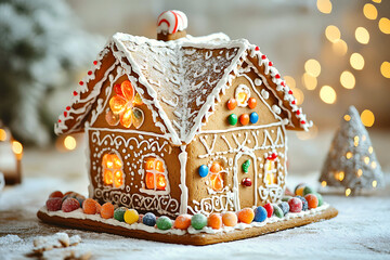 Christmas gingerbread house