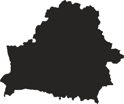 recommend clip art: black shadow map of Belarus
