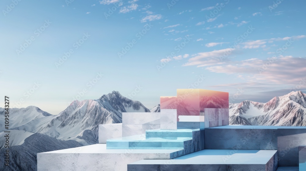 Poster transforming landscapes modular terrain design for architectural projects urban environments visual 