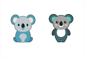 Cute baby panda vector illustration