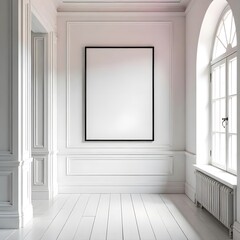 Fototapeta premium Room Frame mockup images ai generated