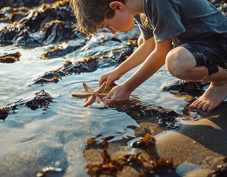 Boy and Starfish