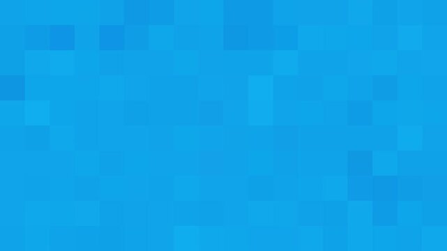 Dynamic Checkerboard Mosaic Background with Vibrant Blue and Gradient Squares in a Futuristic Abstract Design