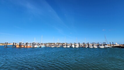 Obraz premium Exmouth Marina in Exmouth, Western Australia