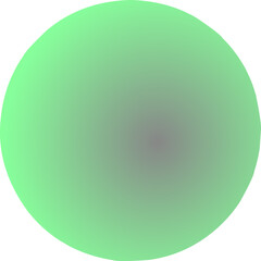 green sphere isolated