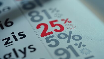 Promotional Discount Percentage Analysis Retail Environment Marketing Strategy Data Visualization Infographic Style