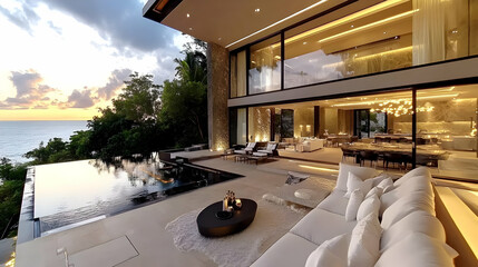 Modern Villa with Infinity Pool and Ocean View - Photo