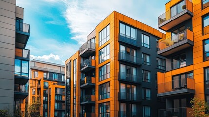 Modern Housing Complex with Bold Architecture