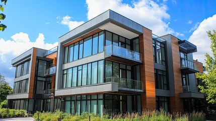 Modern Housing Complex with Bold Architecture