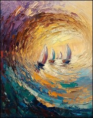 Harmonious Sailboats