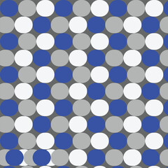 Patterned ball rolling along the same surface. Abstract vector optical illusion illustration. Motion background