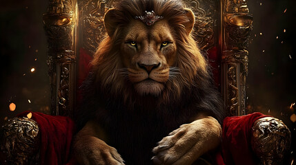 King Lion Illustration