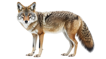 Wolf in white background