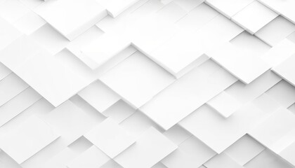 3D White Background. Created with generative AI technology