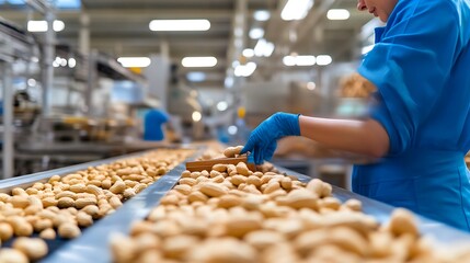 Fototapeta premium nuts on a market stall